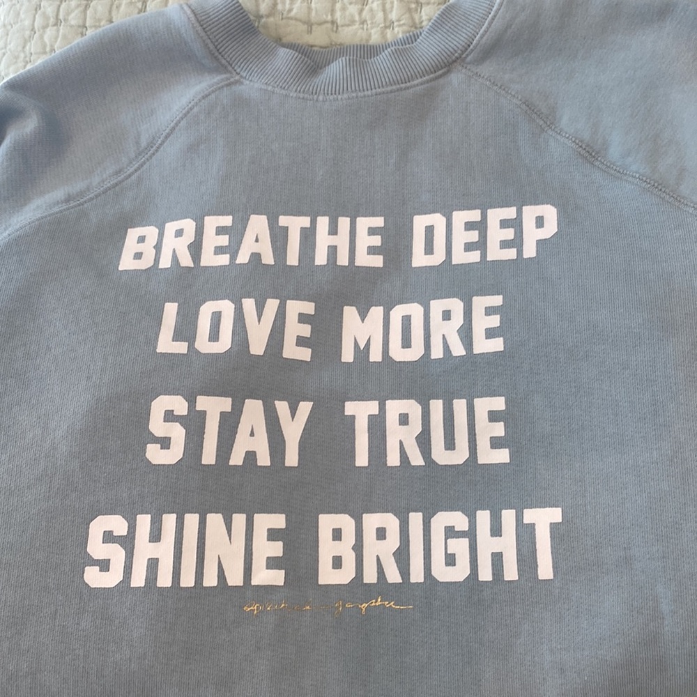 Spiritual Gangster Light Blue Sweatshirt